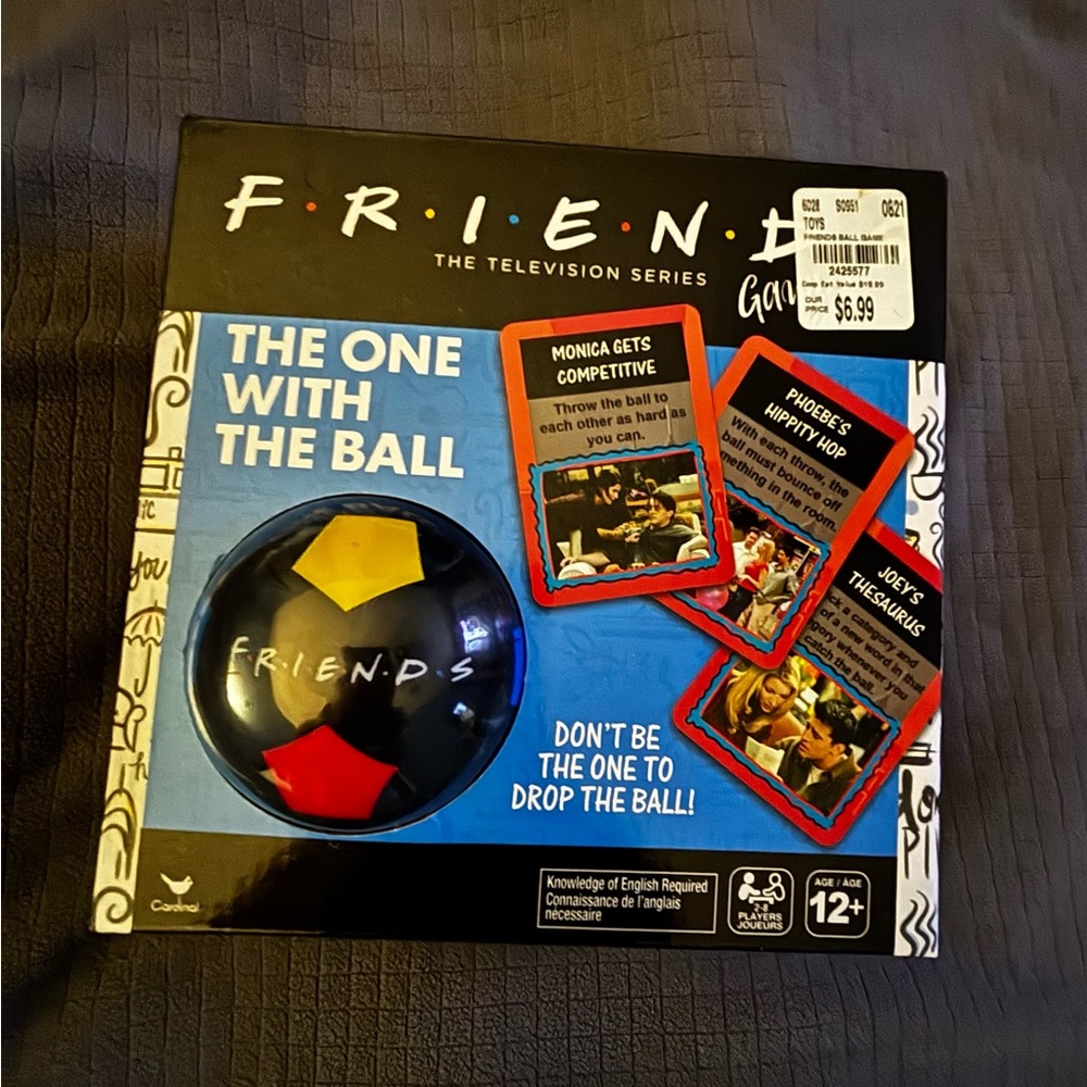 NWT In Box Friends TV Series Game The One with the Ball/Game night with Friends